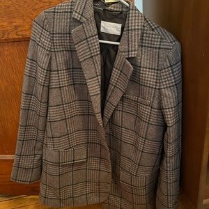 Everlane Oversized Blazer in Plaid